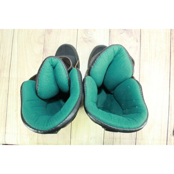 LL Bean Women’s Brown Leather Waterproof Insulated Duck Boots Size 7 - Picture 7 of 9